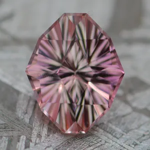 1.16 Ct Pinkish Peach Tourmaline Marquise / Decagon -  Precision Cut, 7.7x6.2mm