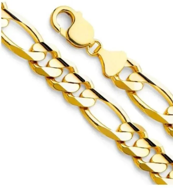 14 KT GOLD GP CUBAN LINK BRACELET