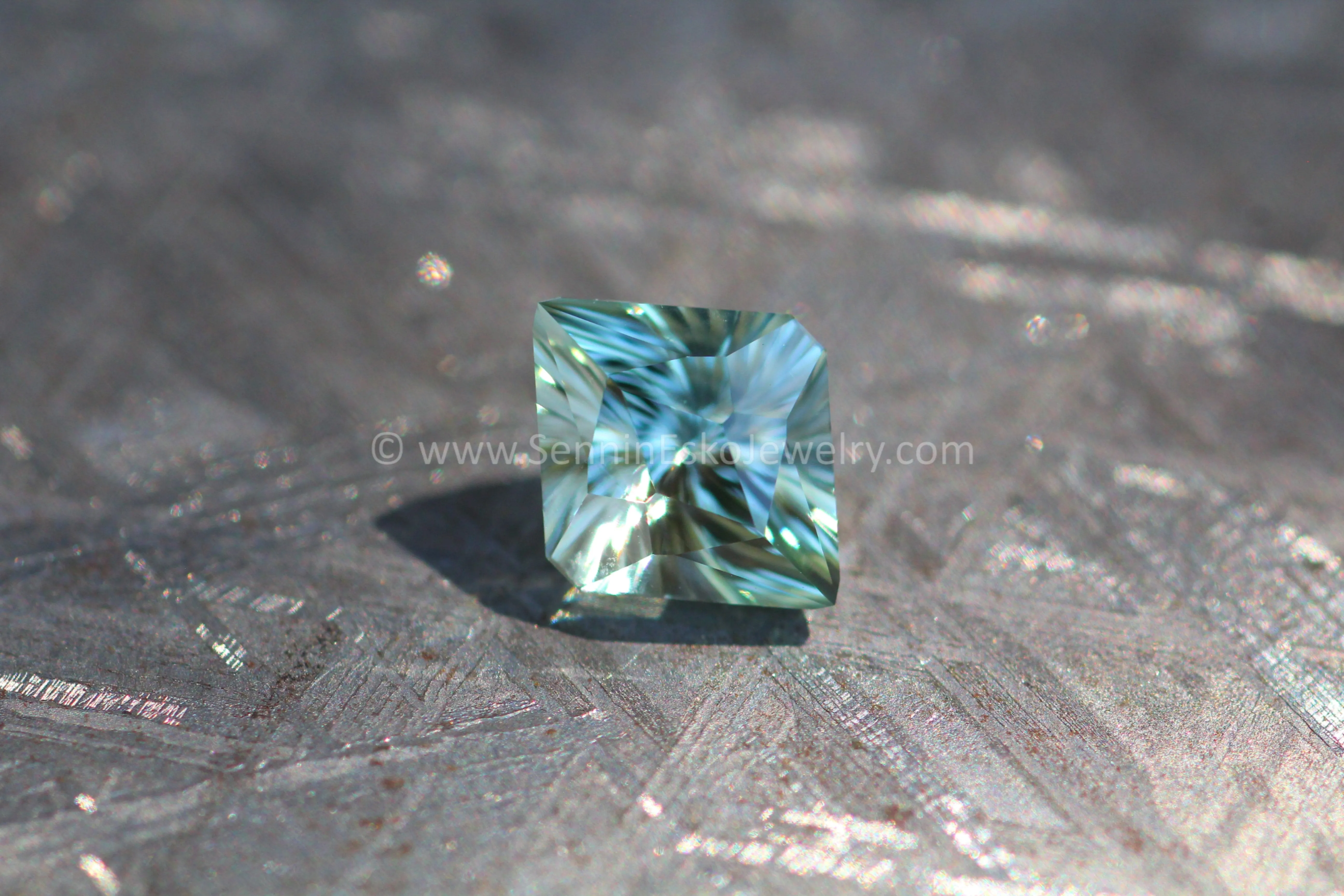 1.8 Carat Mint Congo Tourmaline Shield - 9.5x7.8mm