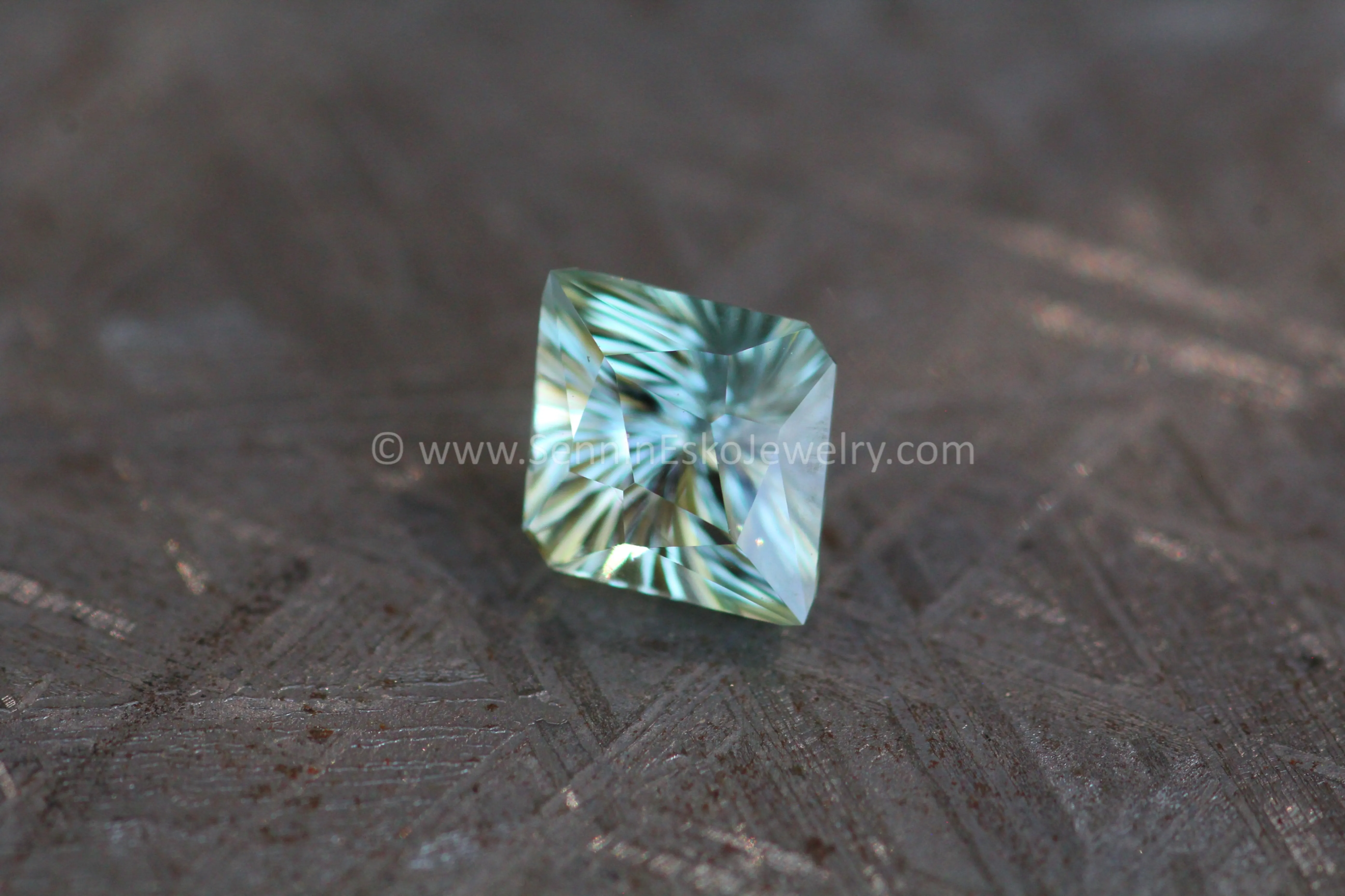 1.8 Carat Mint Congo Tourmaline Shield - 9.5x7.8mm