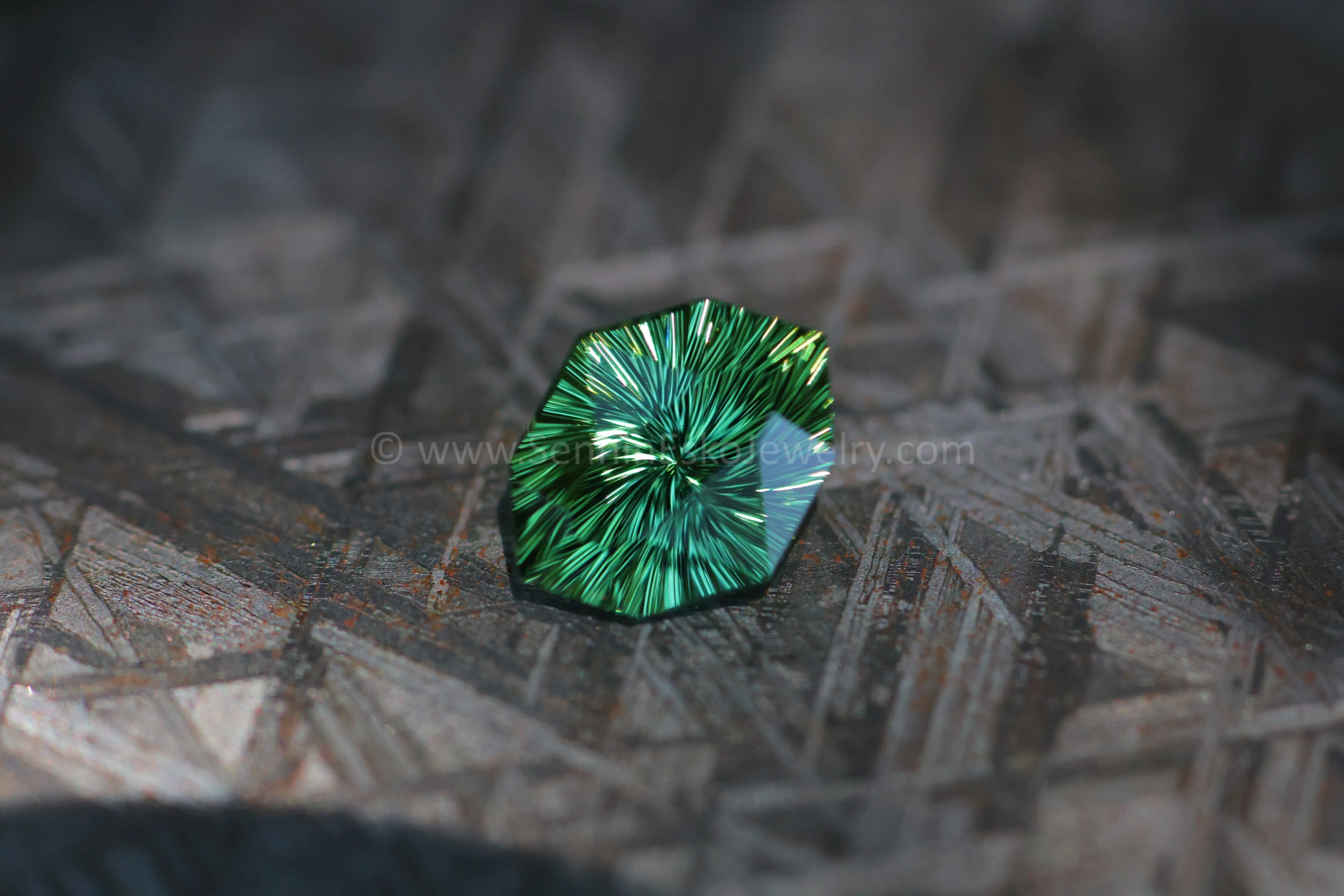 2.6 Carat Minty Green Tourmaline Octagon - 10.4x8.4mm - Glitter Cut™