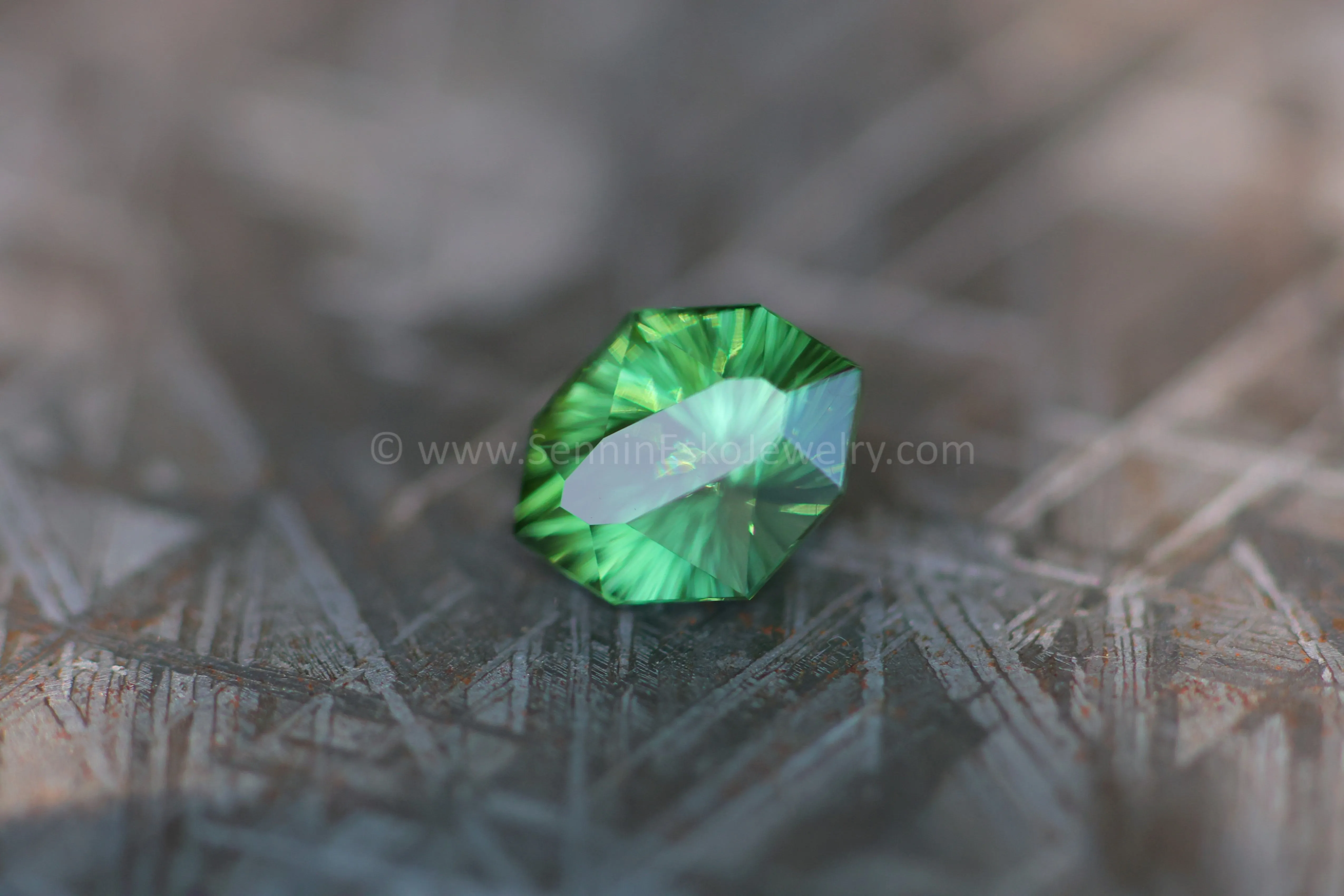 2.6 Carat Minty Green Tourmaline Octagon - 10.4x8.4mm - Glitter Cut™