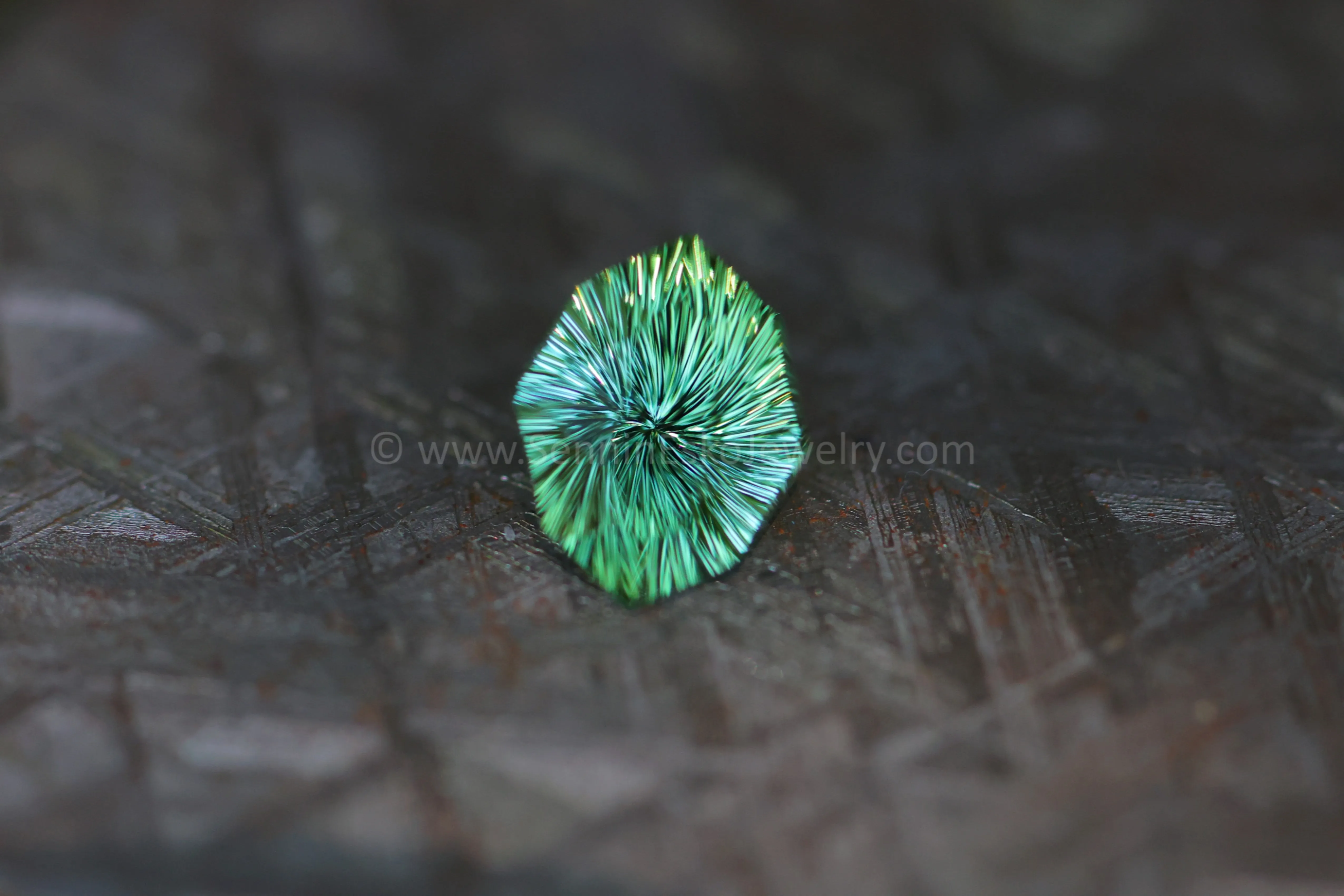 2.6 Carat Minty Green Tourmaline Octagon - 10.4x8.4mm - Glitter Cut™