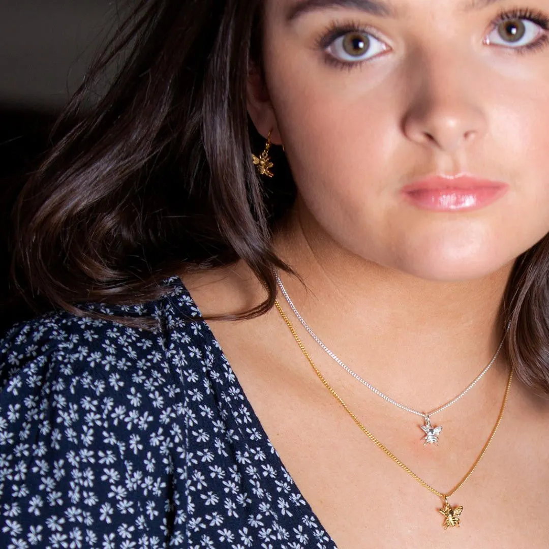 Bee Earrings | Rose Gold