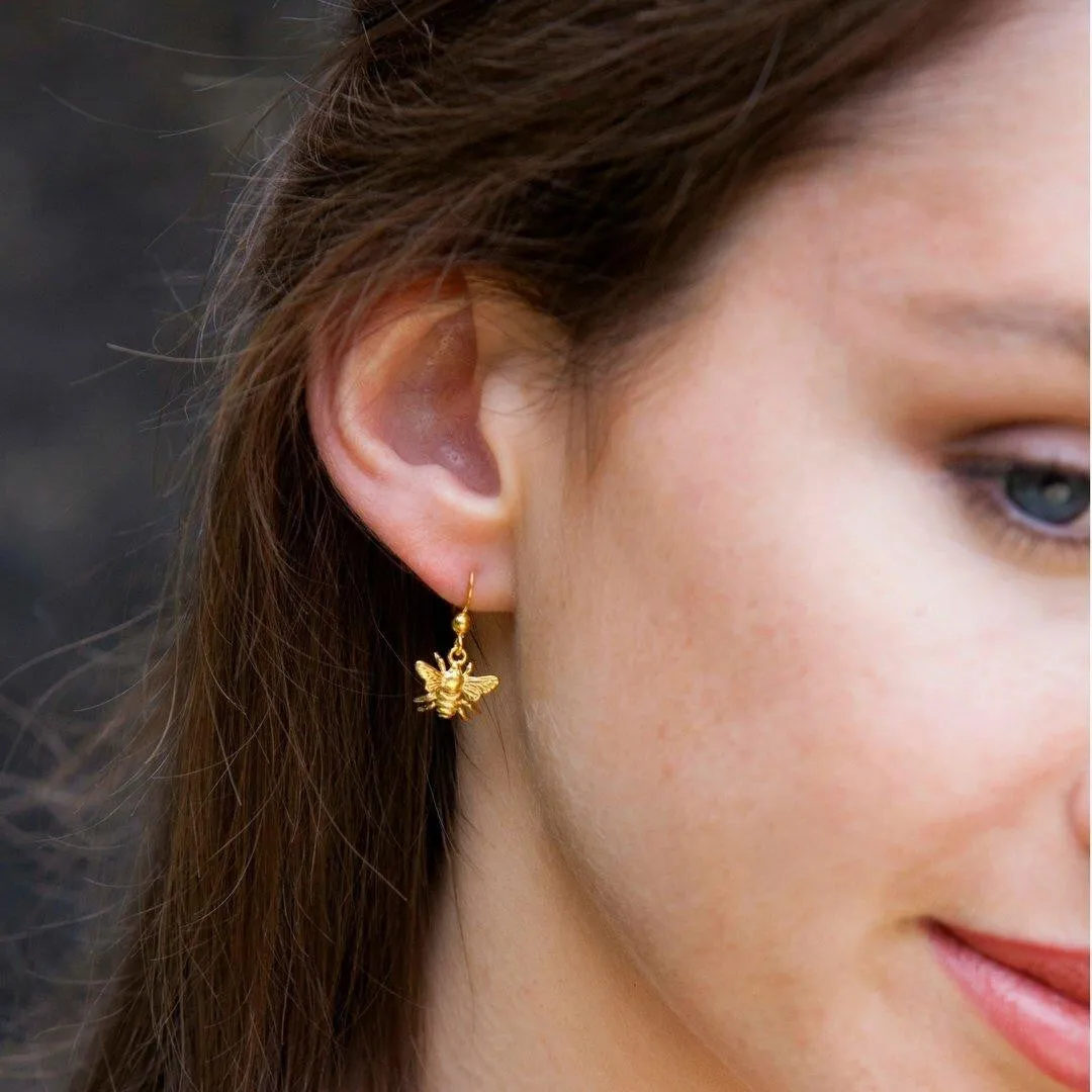 Bee Earrings | Rose Gold
