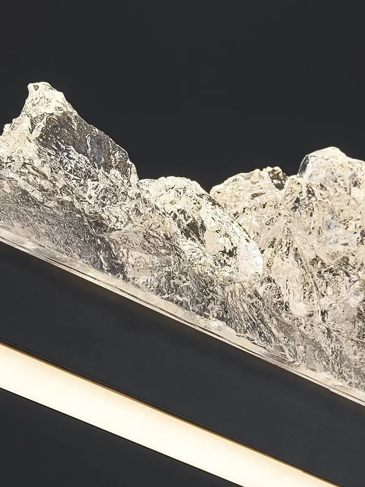 CAL Creative Iceberg Round/Linear Crystal Chandelier