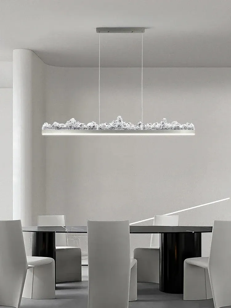 CAL Creative Iceberg Round/Linear Crystal Chandelier
