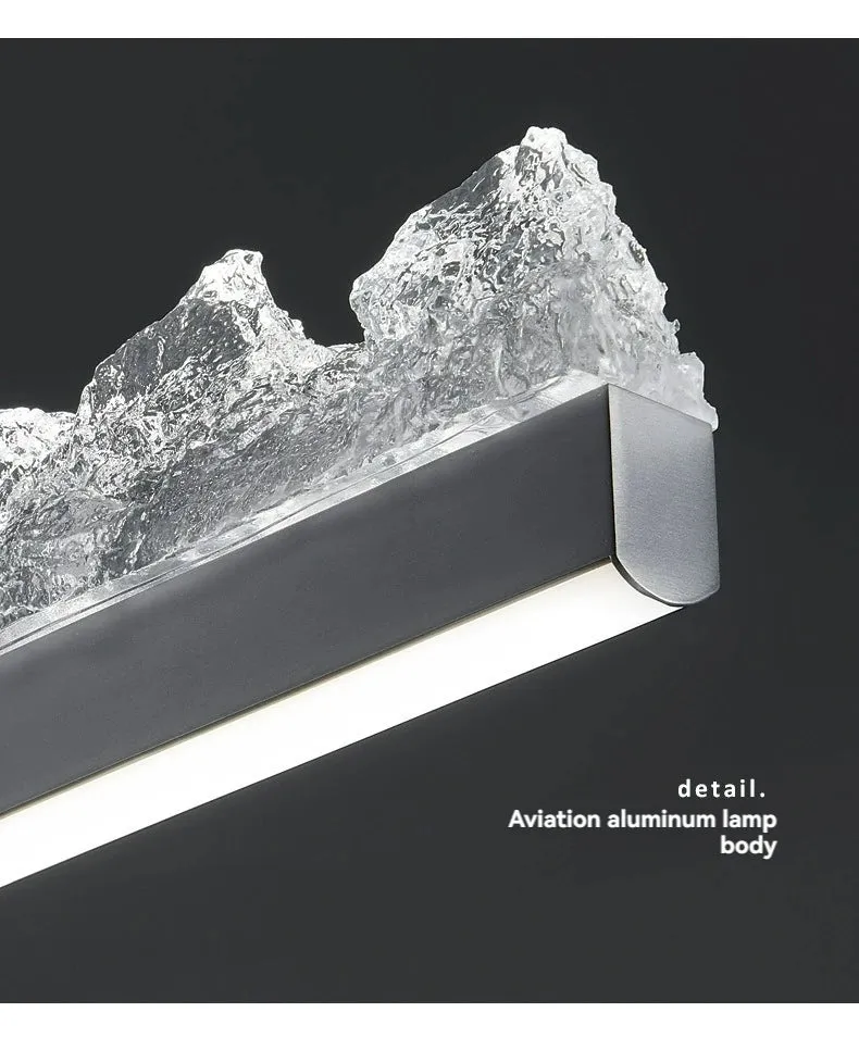 CAL Creative Iceberg Round/Linear Crystal Chandelier