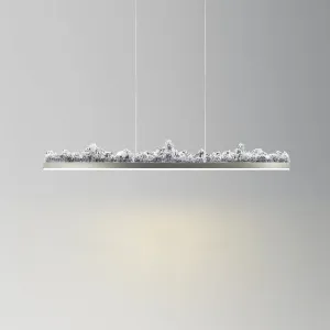 CAL Creative Iceberg Round/Linear Crystal Chandelier