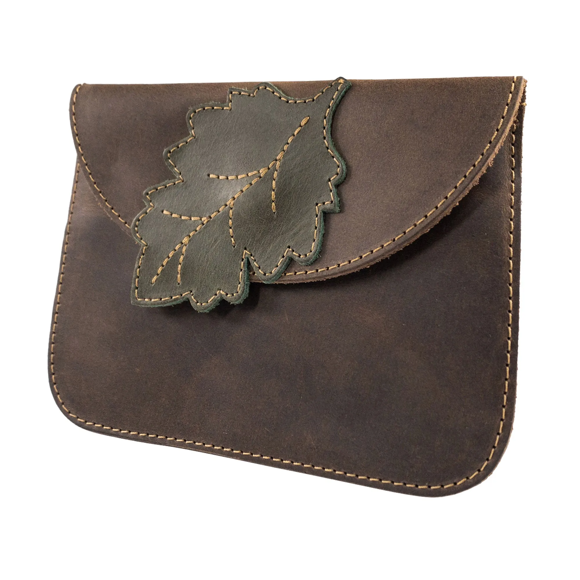 Card Wallet Leaves Design