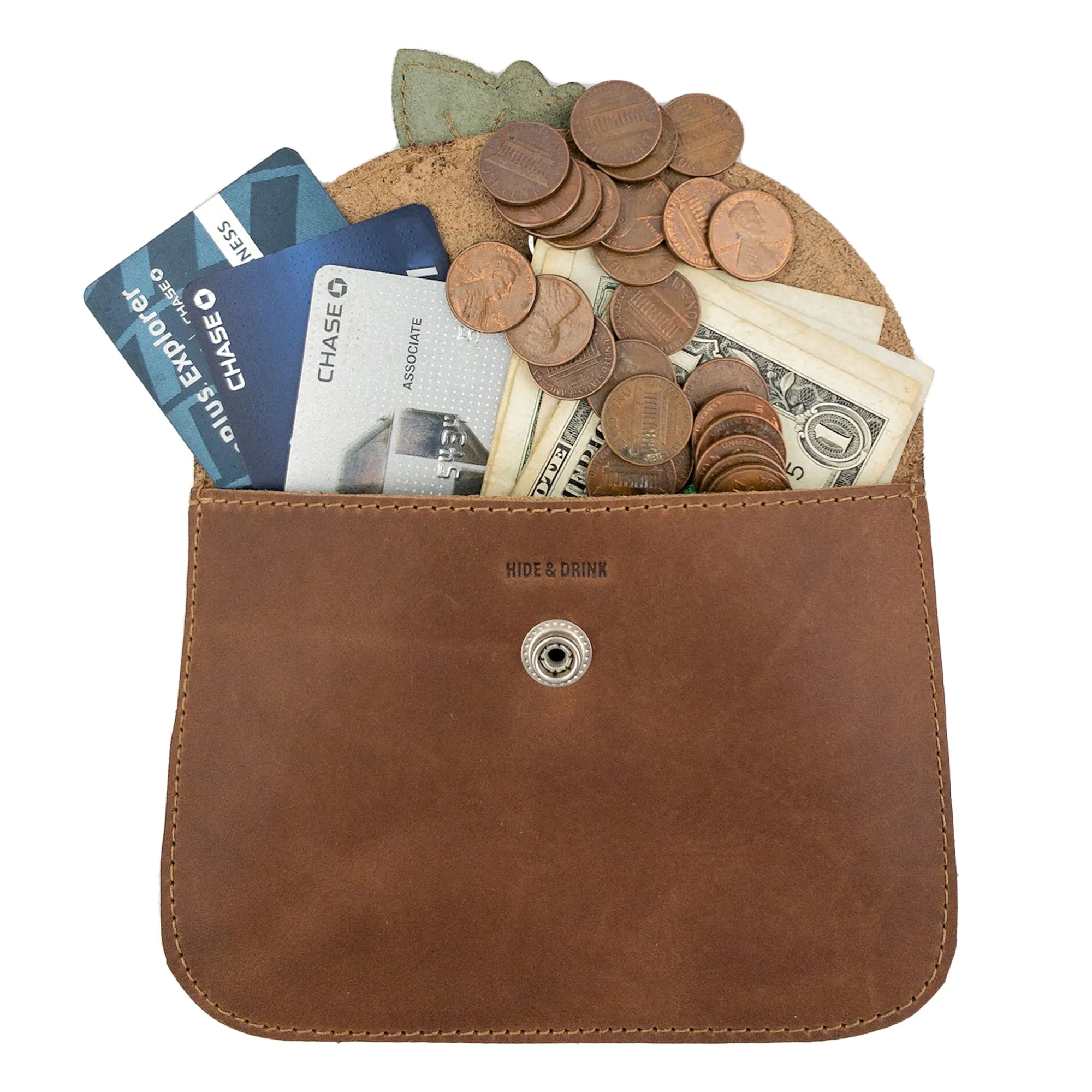 Card Wallet Leaves Design