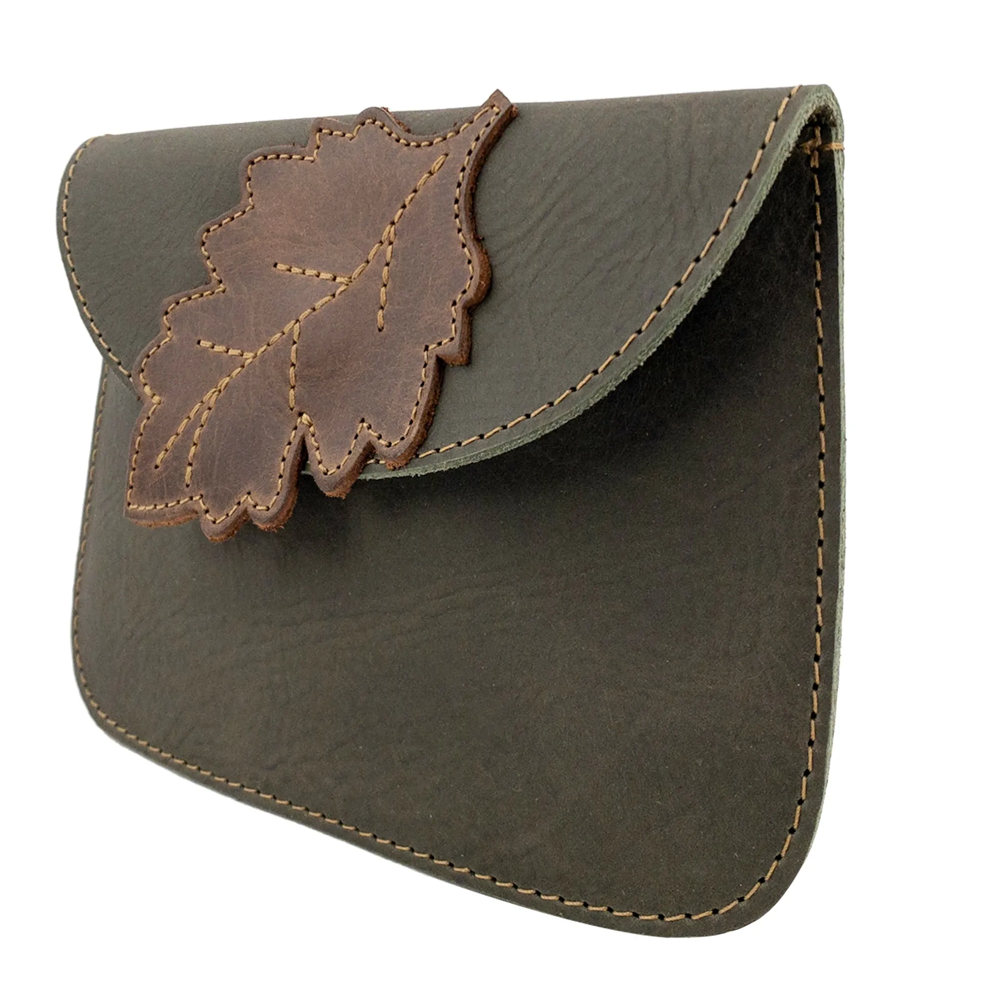 Card Wallet Leaves Design