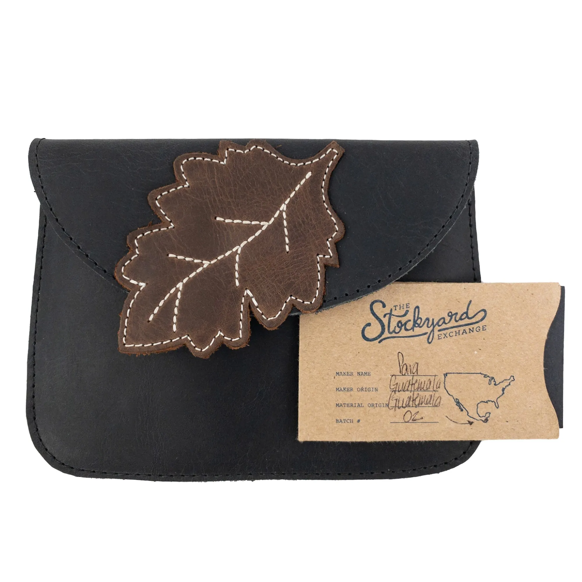 Card Wallet Leaves Design