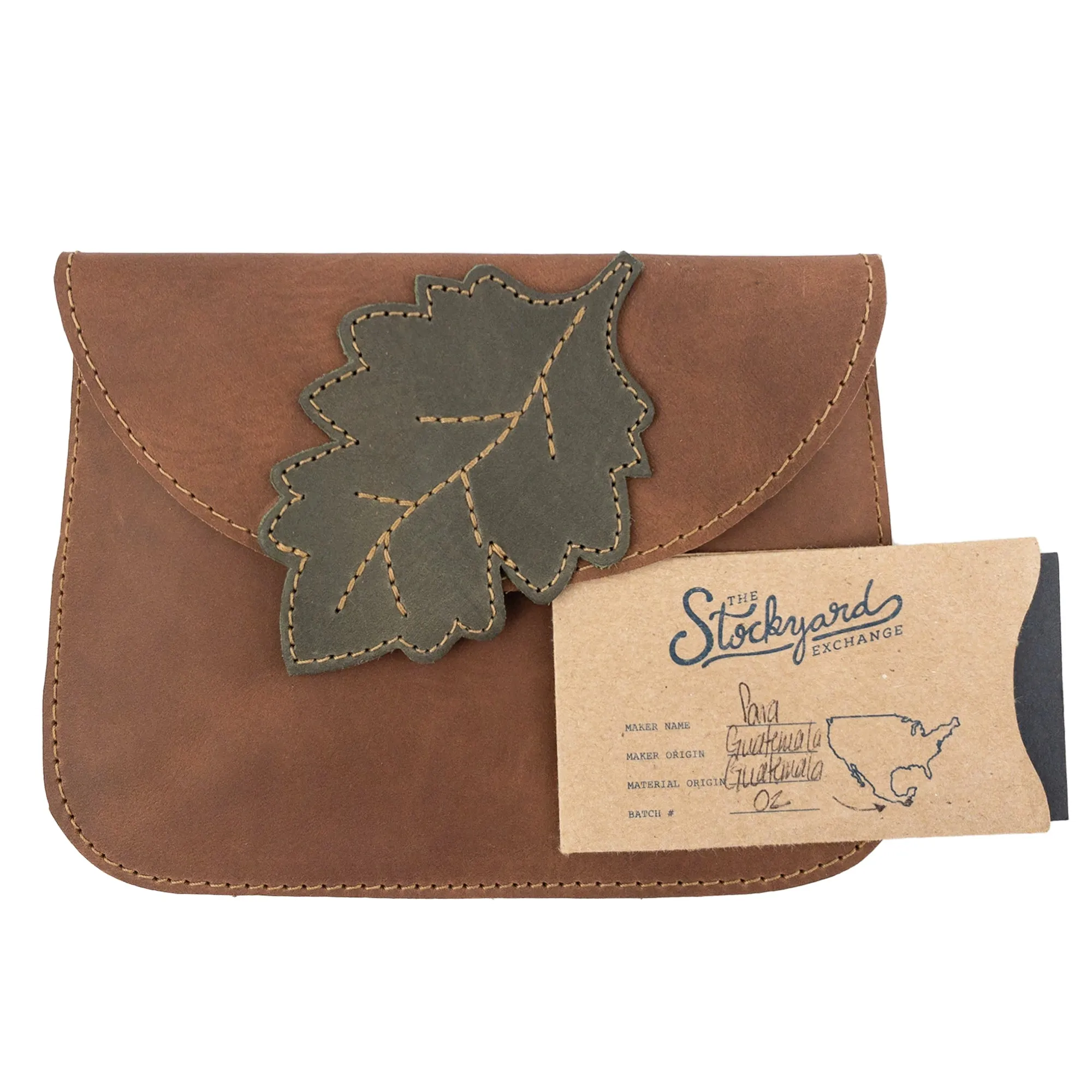 Card Wallet Leaves Design