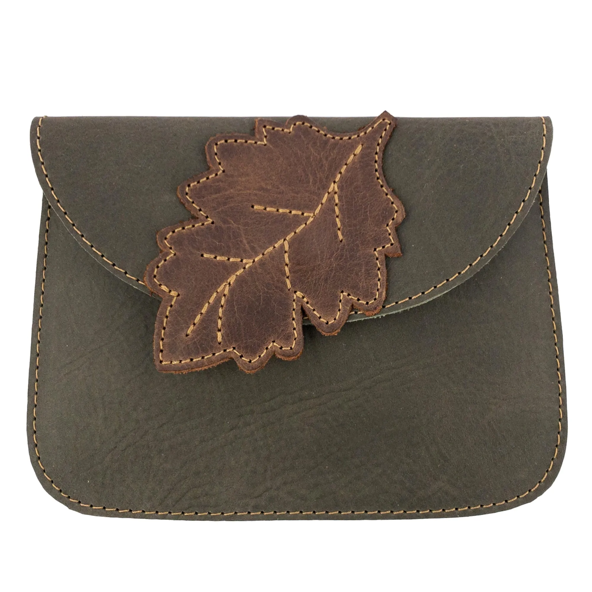 Card Wallet Leaves Design