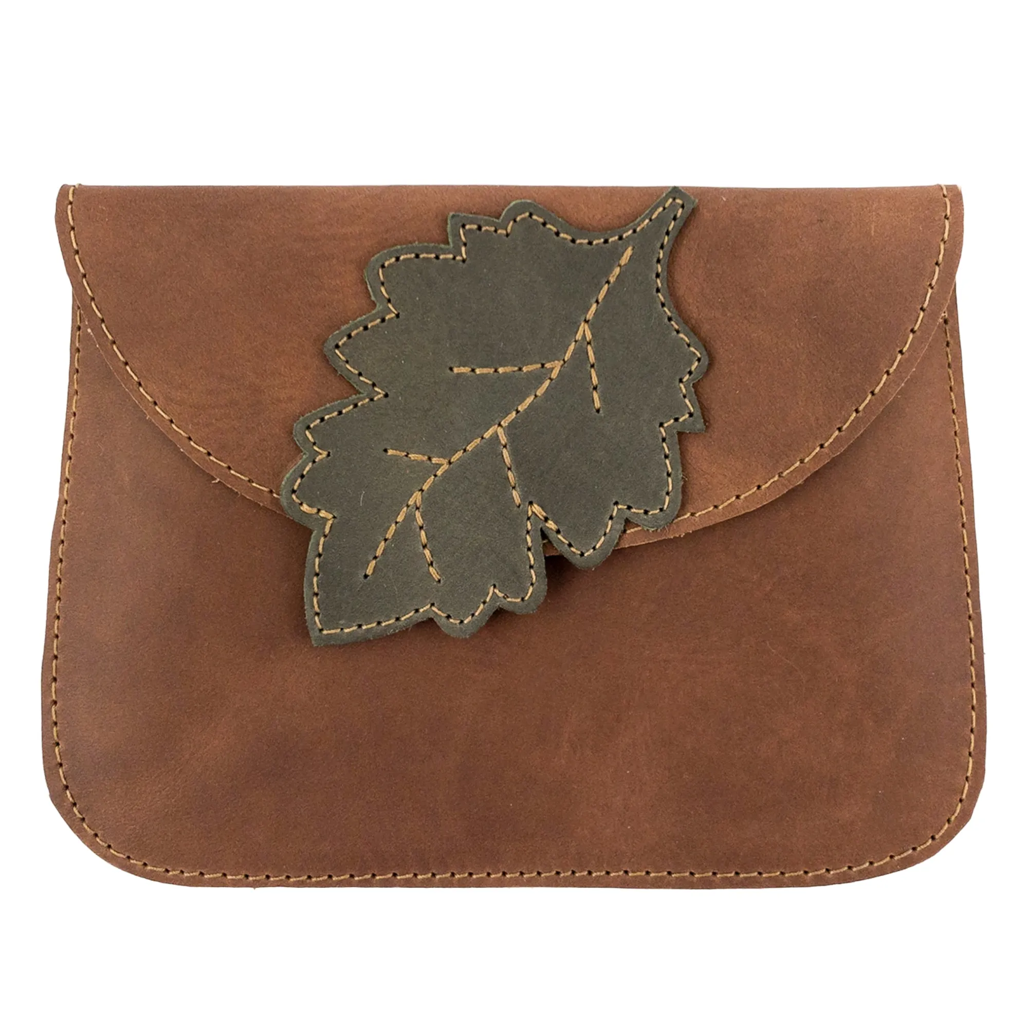 Card Wallet Leaves Design