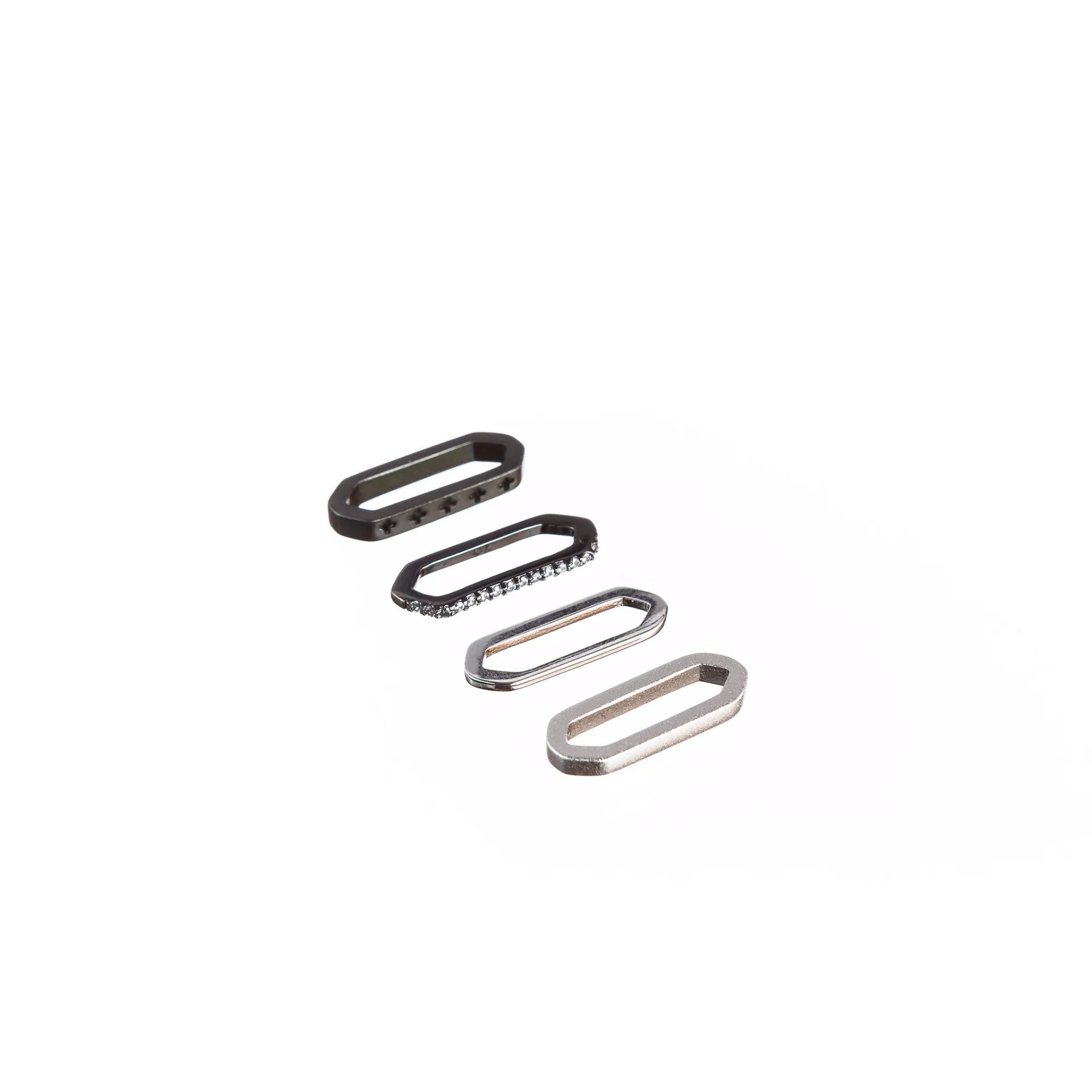classic stack™ • Apple Watch & Fitbit stacking rings for slim bands