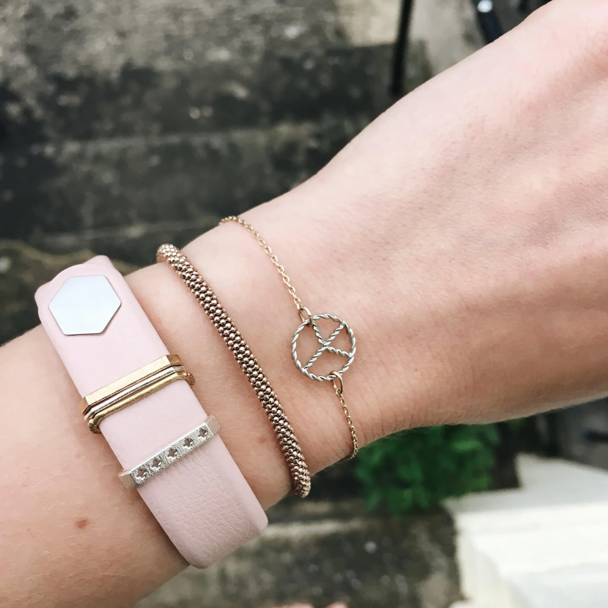 classic stack™ • Apple Watch & Fitbit stacking rings for slim bands