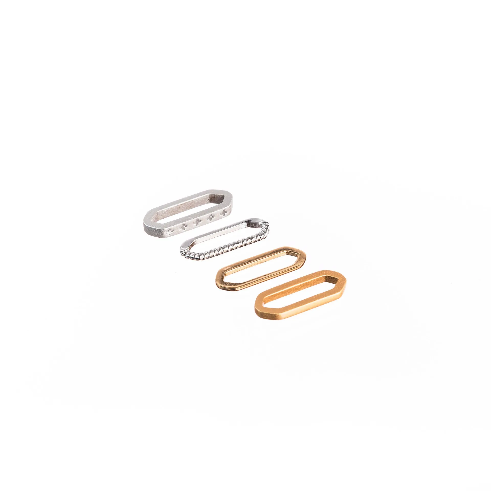 classic stack™ • Apple Watch & Fitbit stacking rings for slim bands