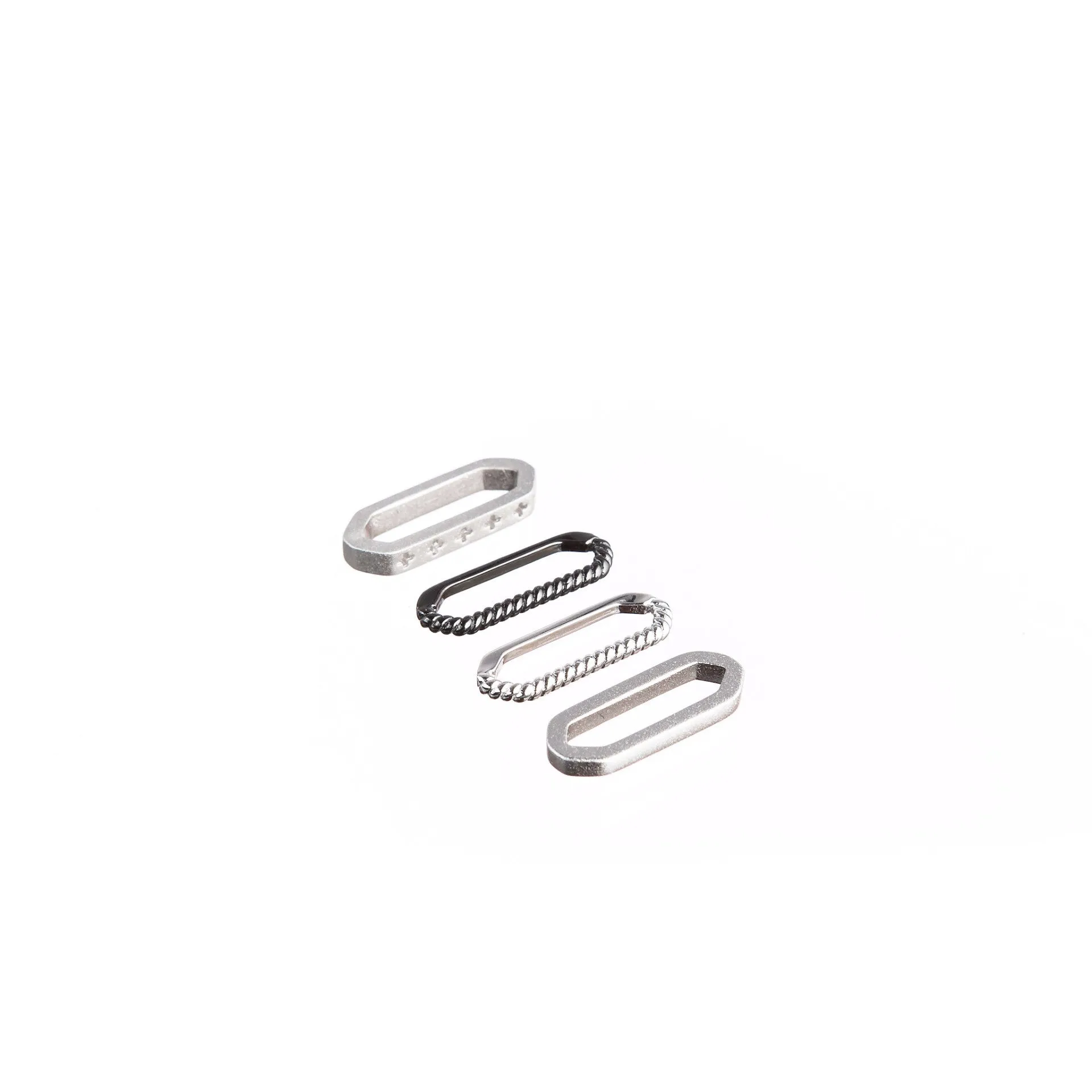 classic stack™ • Apple Watch & Fitbit stacking rings for slim bands