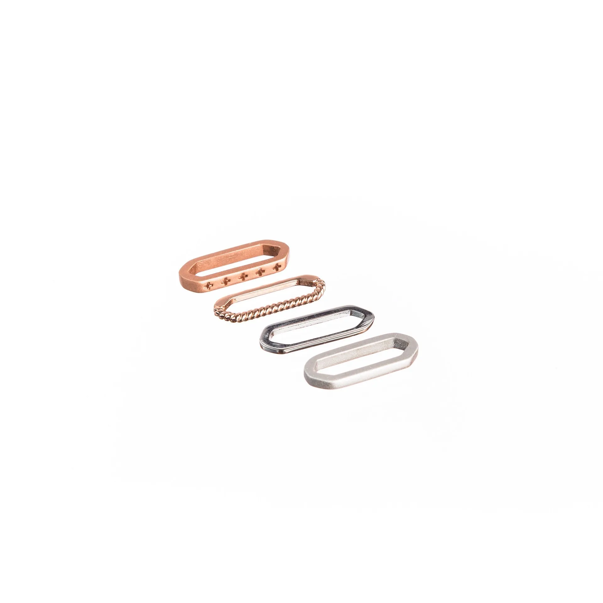 classic stack™ • Apple Watch & Fitbit stacking rings for slim bands