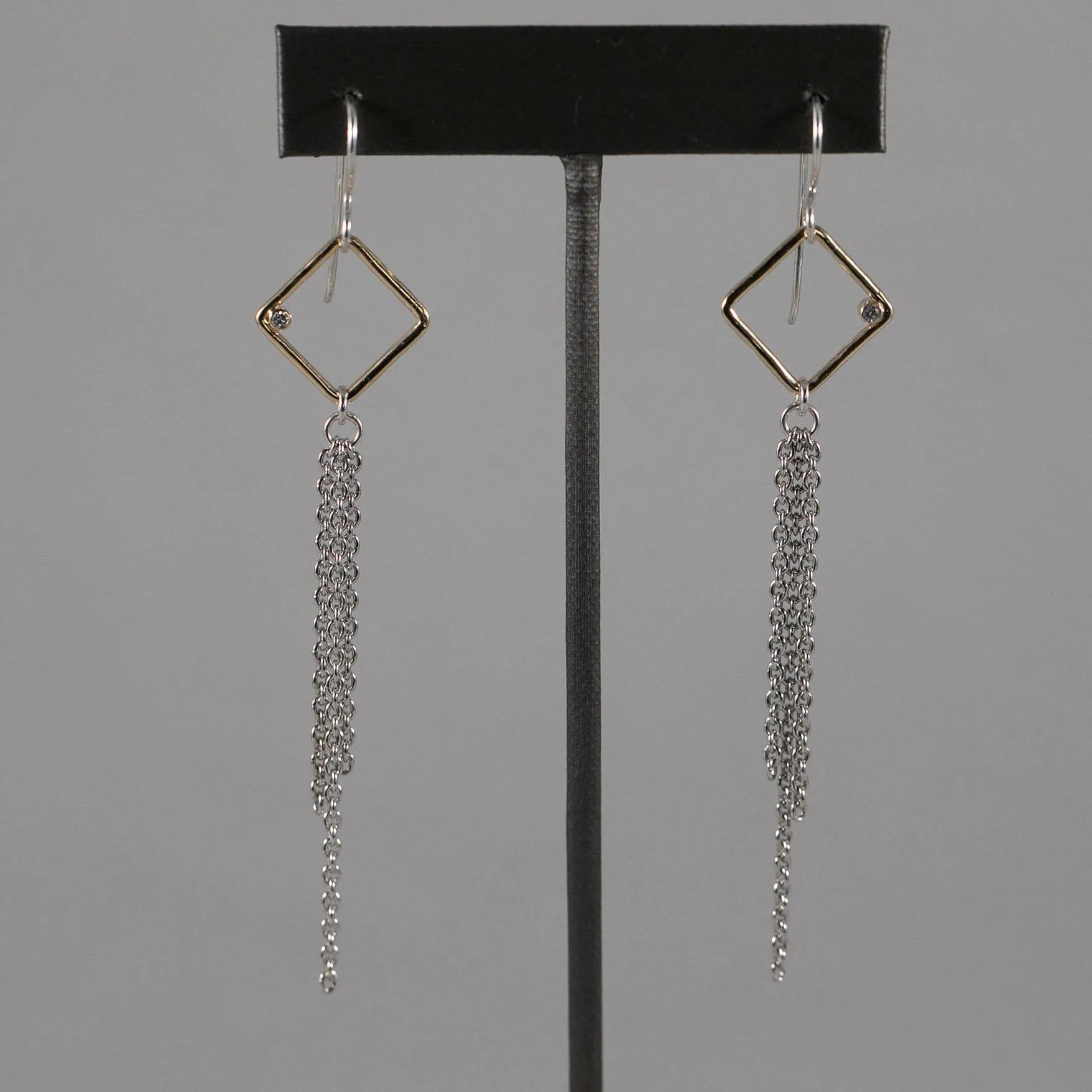 Diamante Dangle Earrings