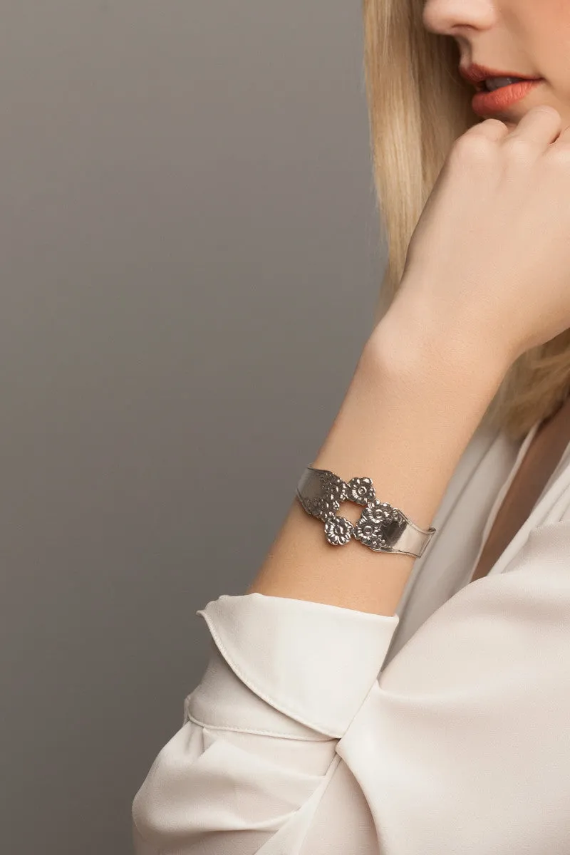 Florentine Sterling Silver Cuff Bracelet