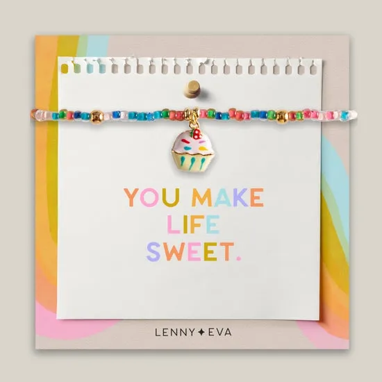 Friendship Bracelet-Cupcake