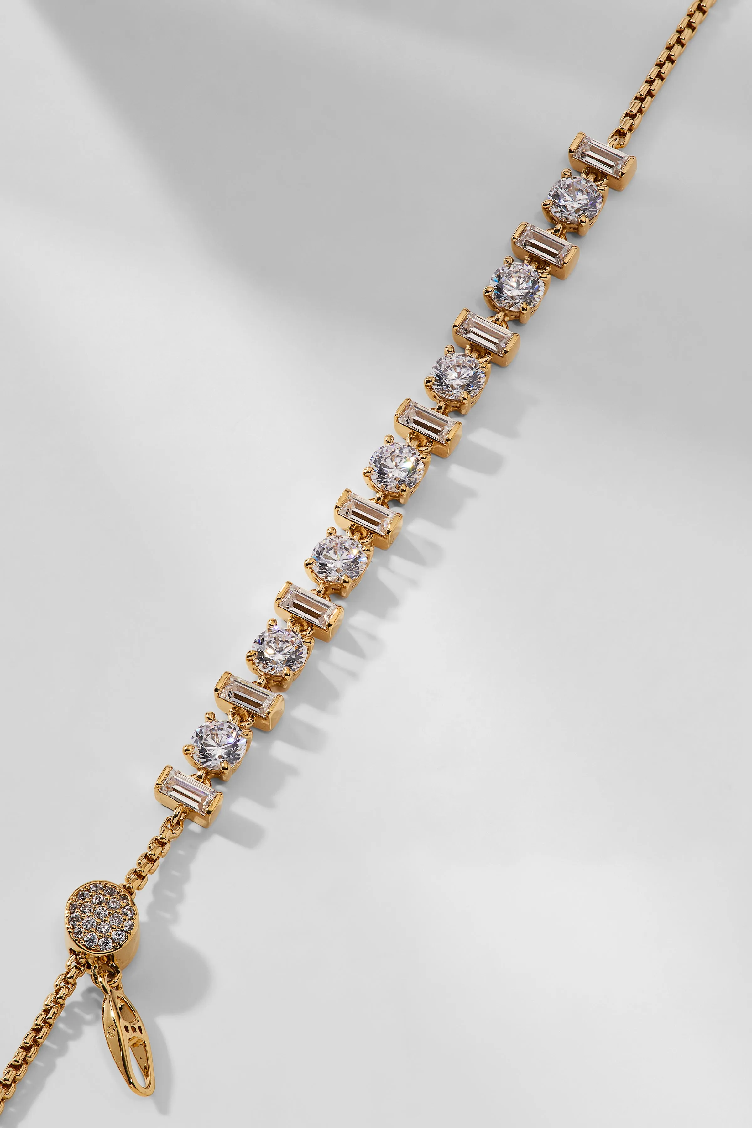 GWEN CZ BOLO BRACELET