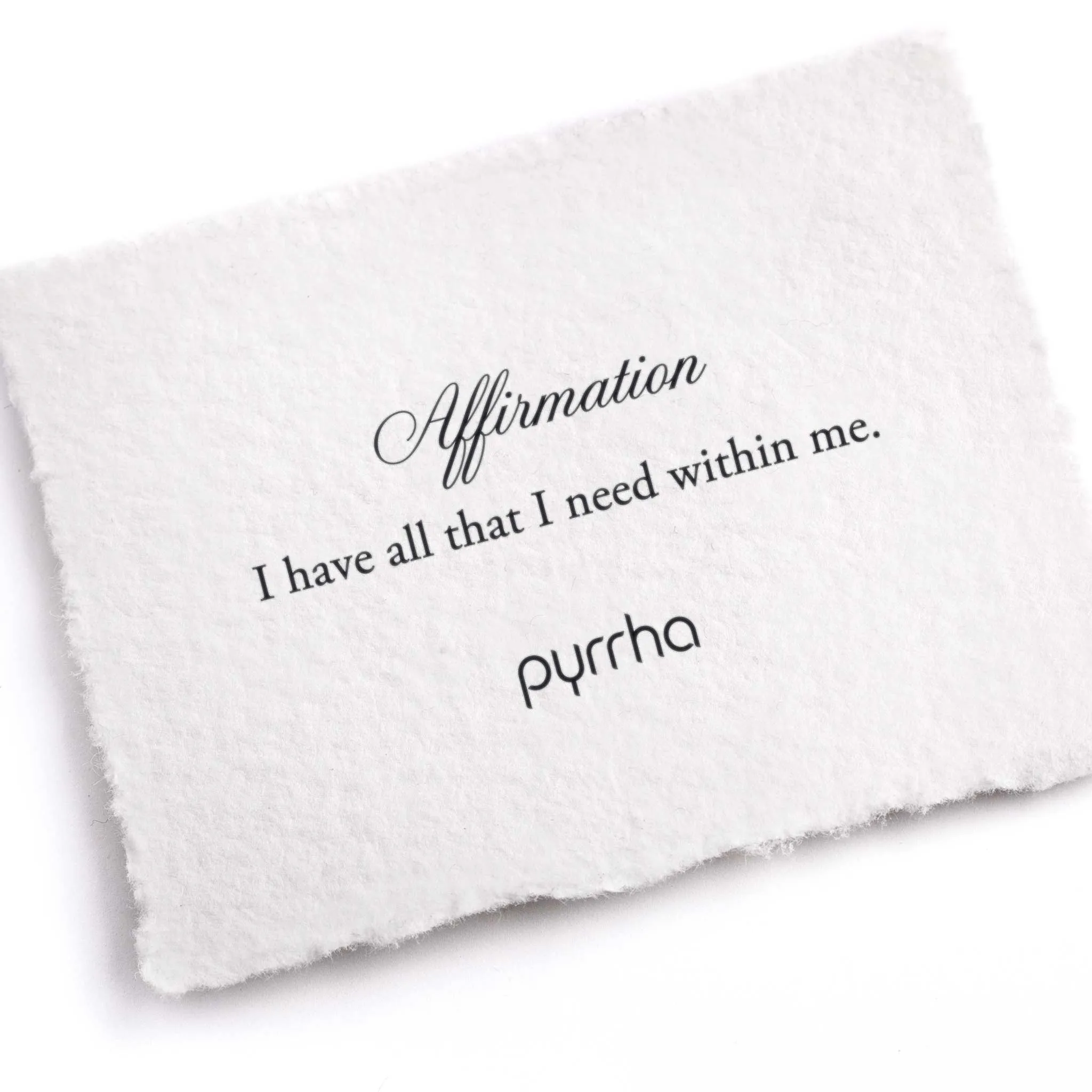 I Have All That I Need Within Me Affirmation Talisman Chain Bracelet