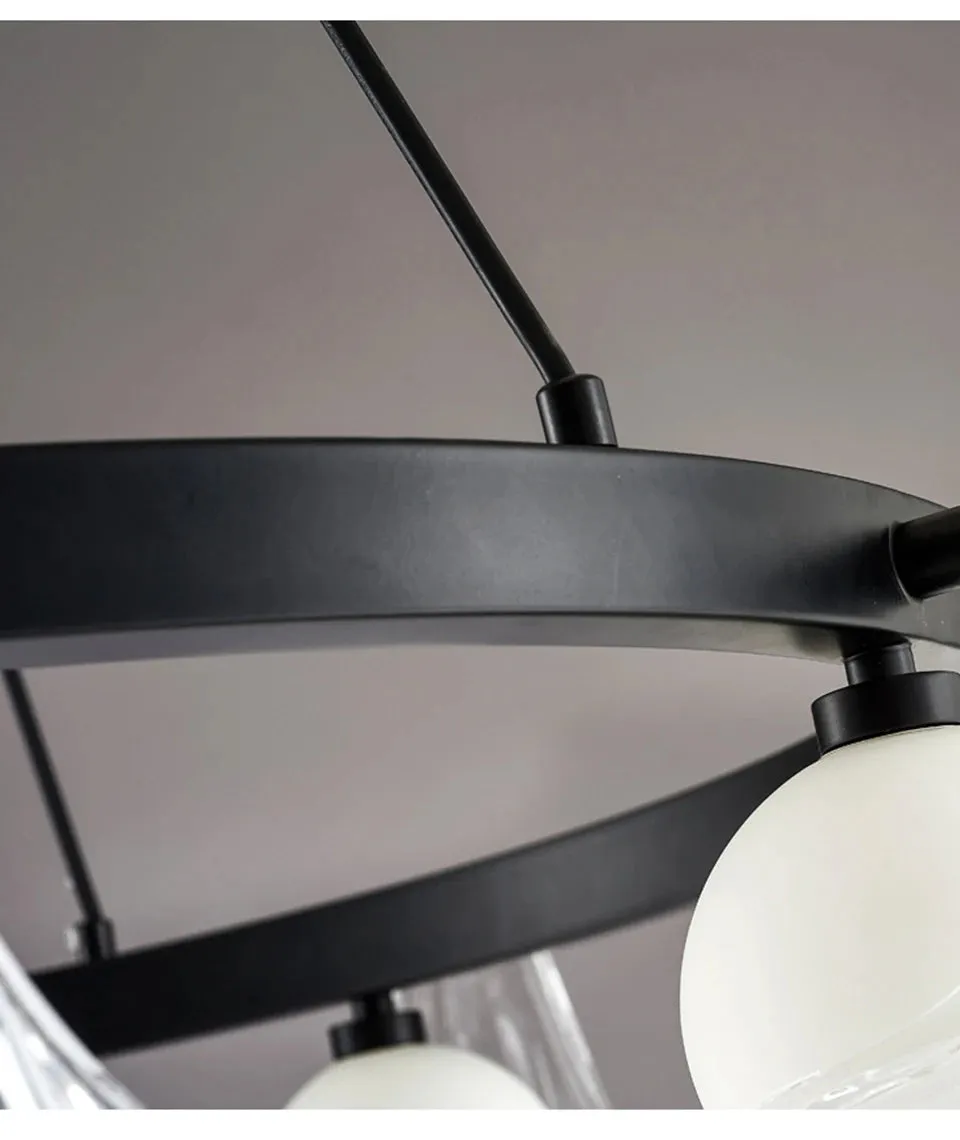 IIS Modern Shell Glass Lampshade Table/Floor/Pendant Light Fixture G9 Socket
