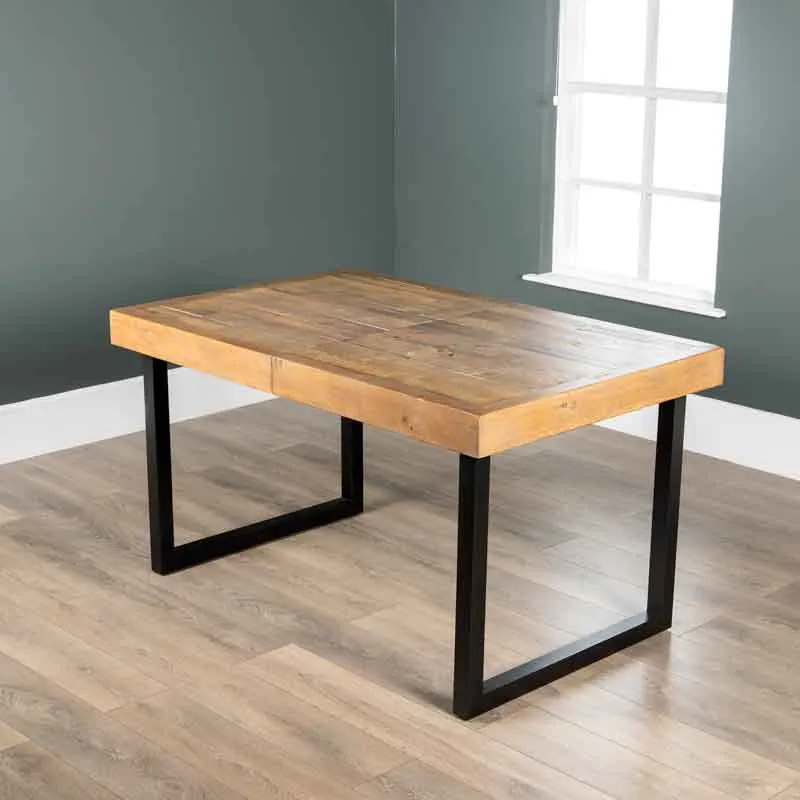 Lincoln Extending Table with 6 Vancouver Emerald Chairs