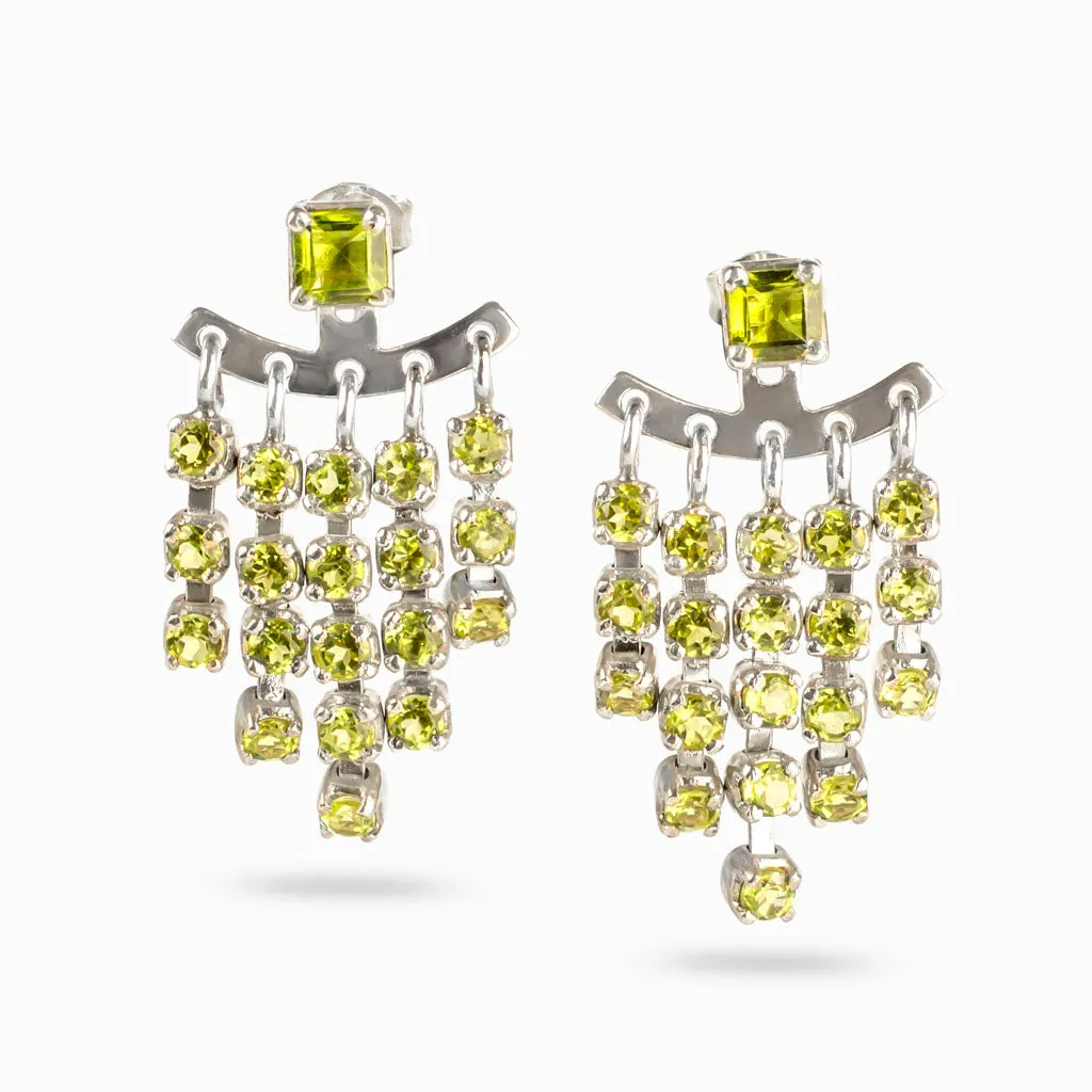 Peridot Drop Earrings