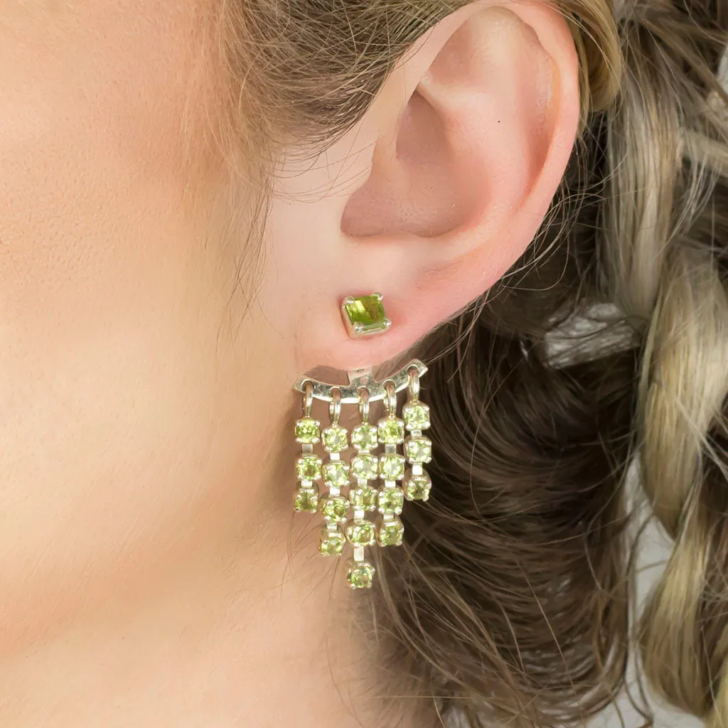 Peridot Drop Earrings