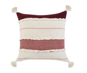 Quarry 07696MAH Maroon Pillow