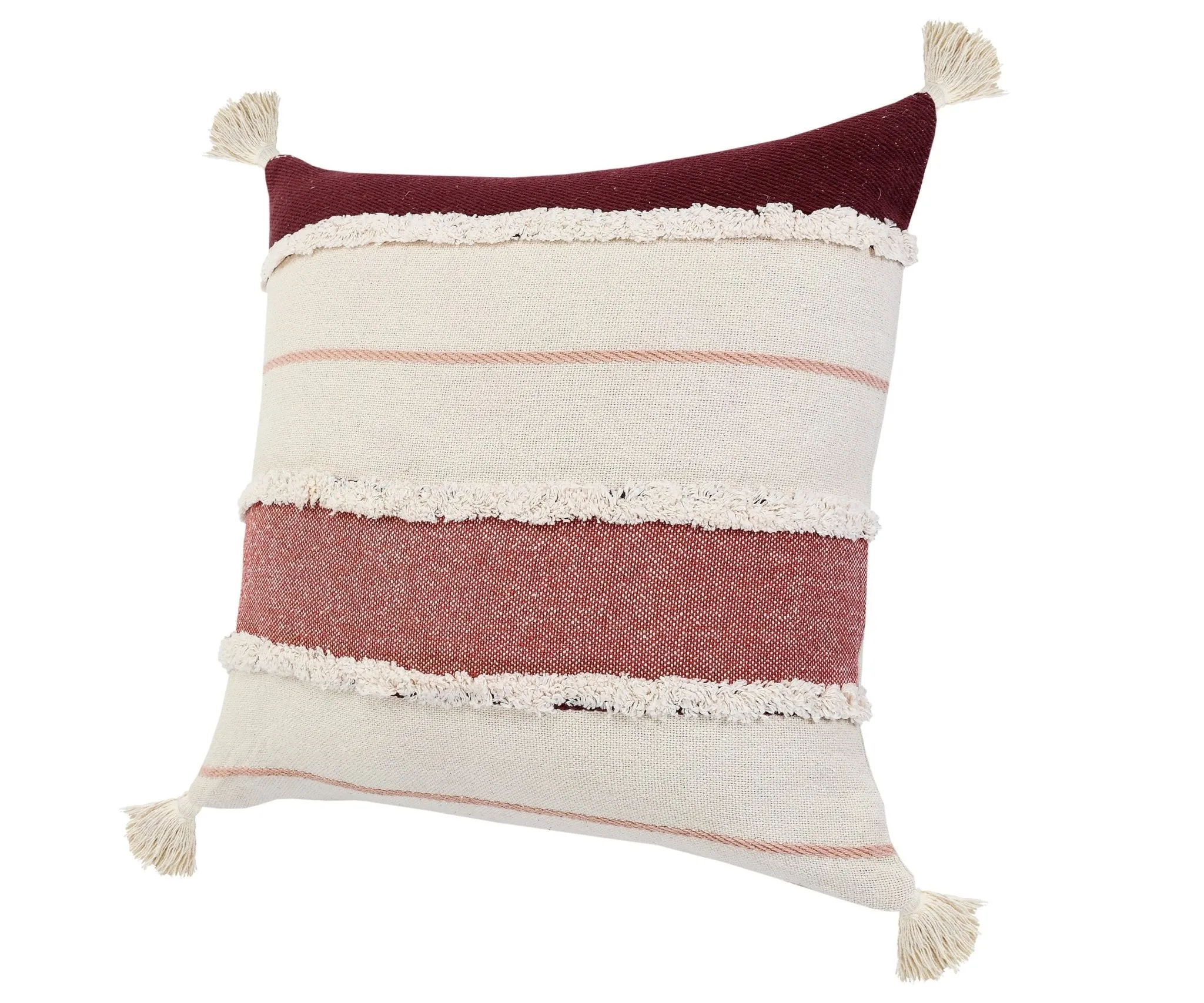 Quarry 07696MAH Maroon Pillow