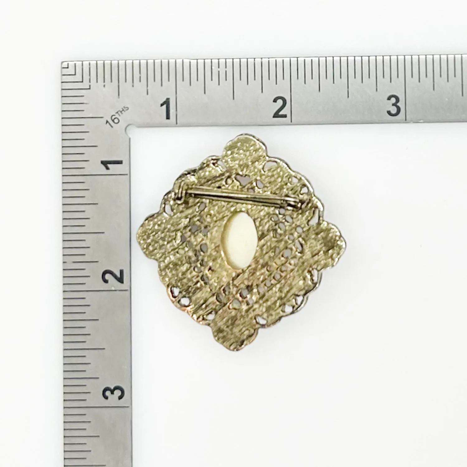 Regal Multi Color Cabochons Brooch