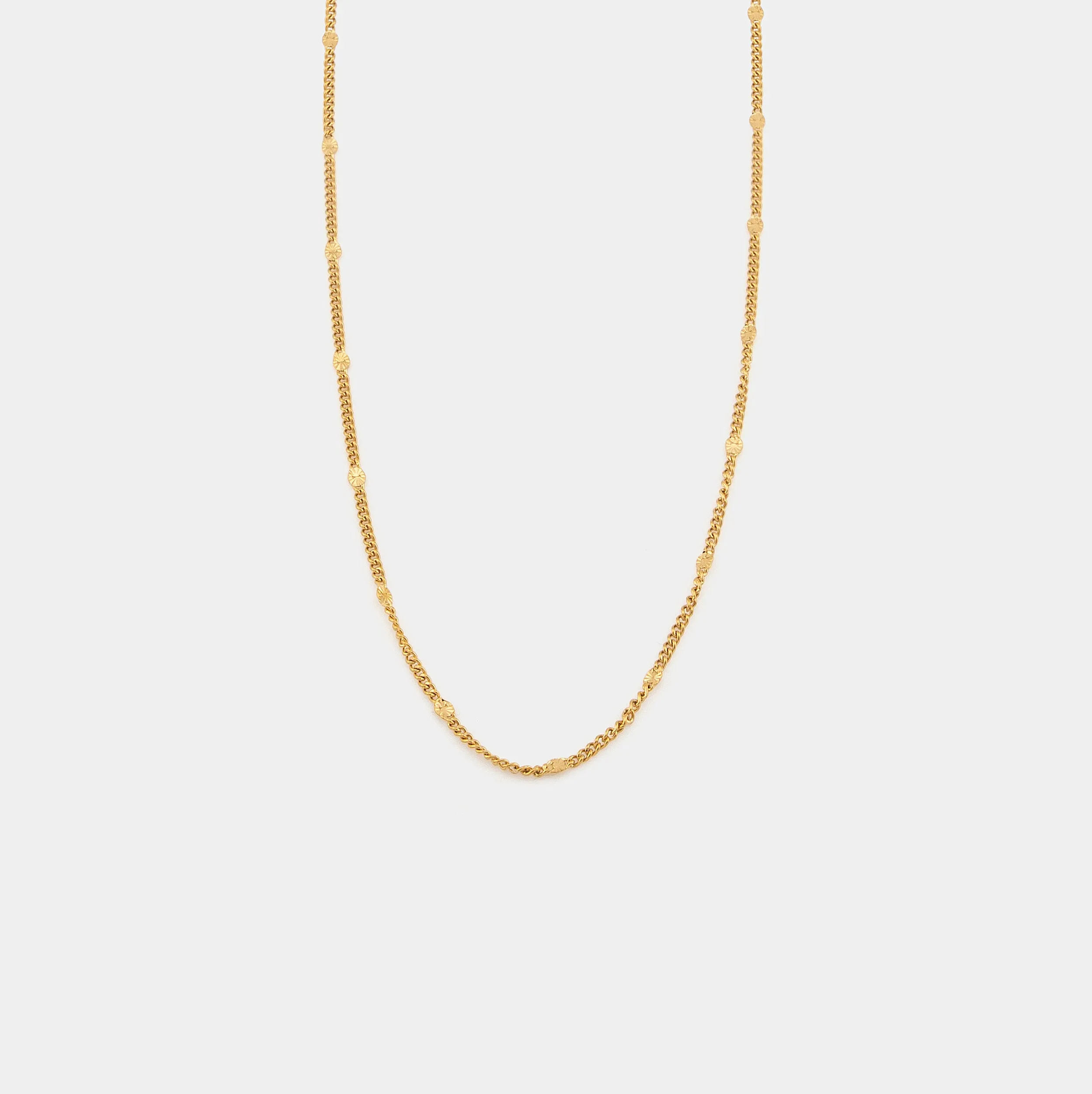 Satellite Curb Chain - Gold