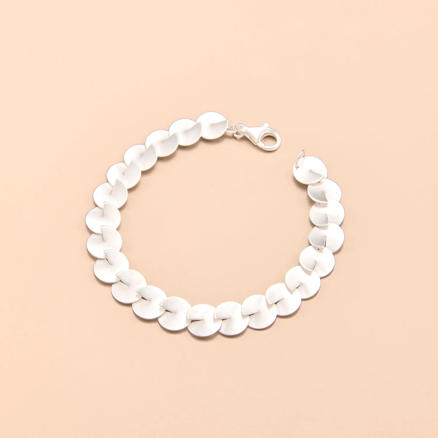 Smooth Lily Pad Bracelet