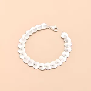 Smooth Lily Pad Bracelet