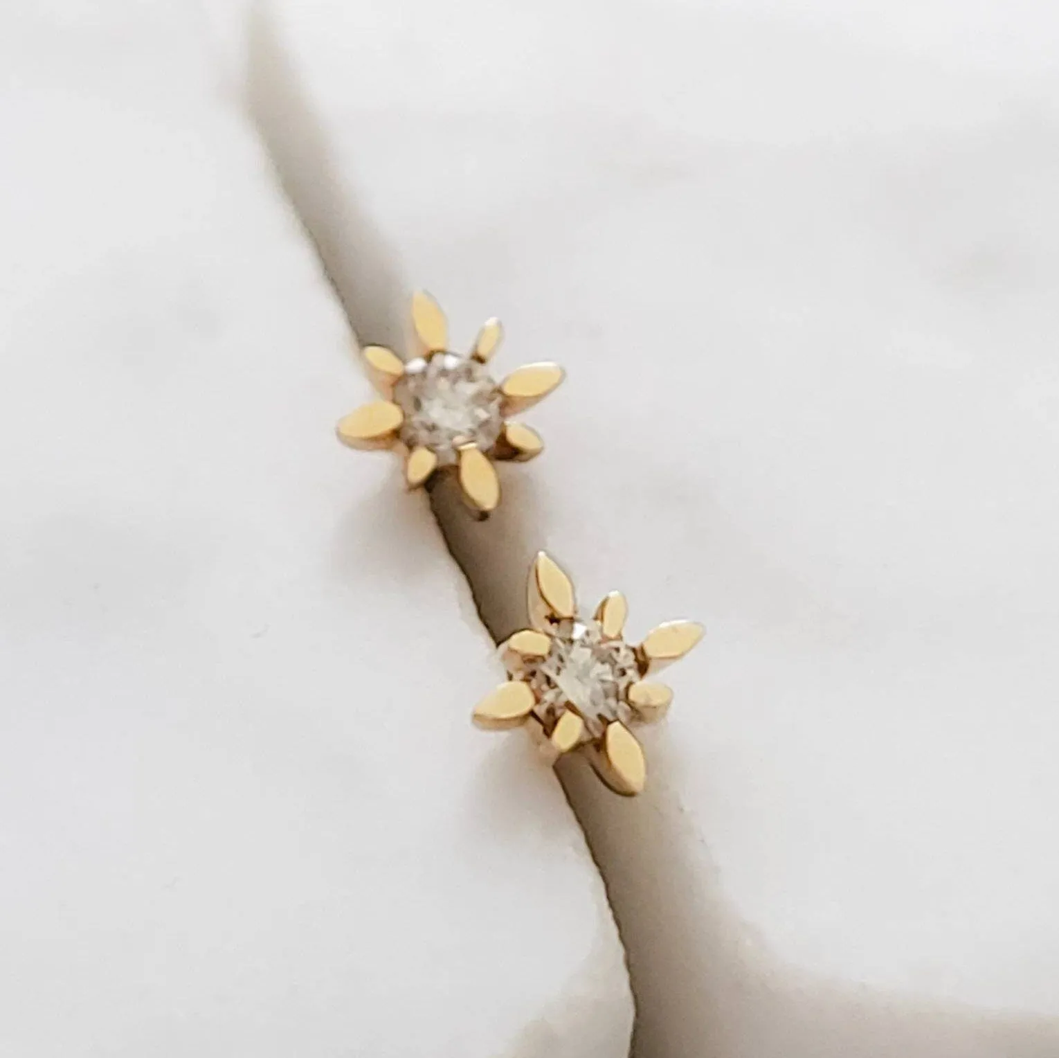Starburst Diamond Studs