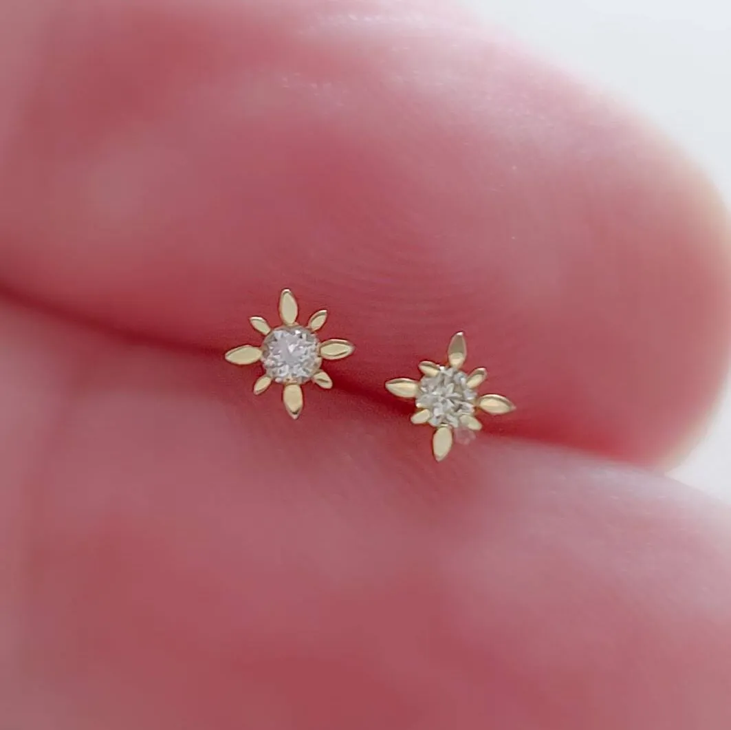 Starburst Diamond Studs