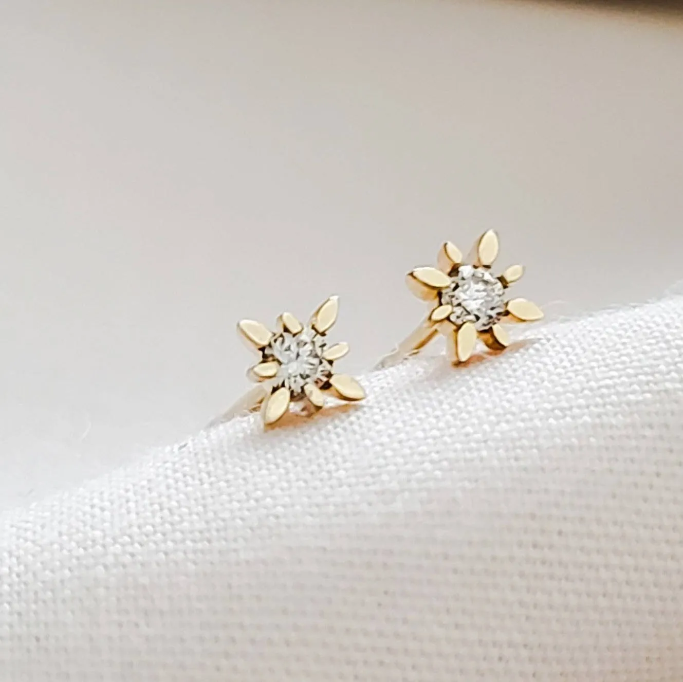 Starburst Diamond Studs
