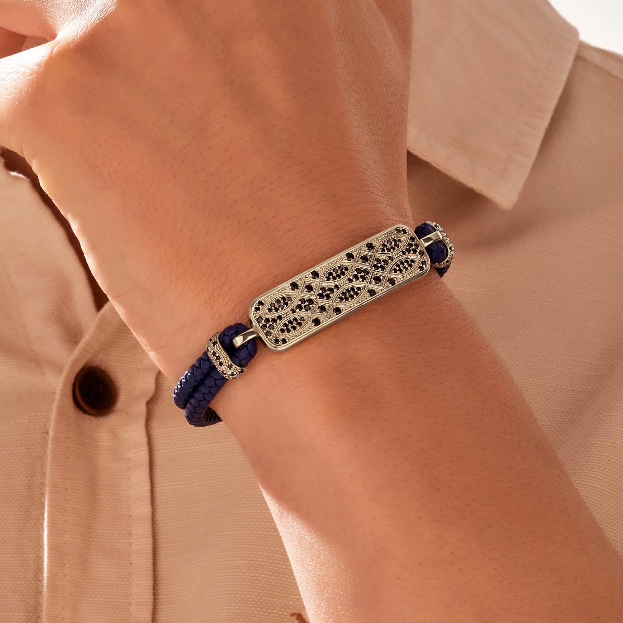 Streamline Leather Bracelet