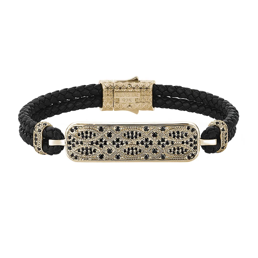 Streamline Leather Bracelet