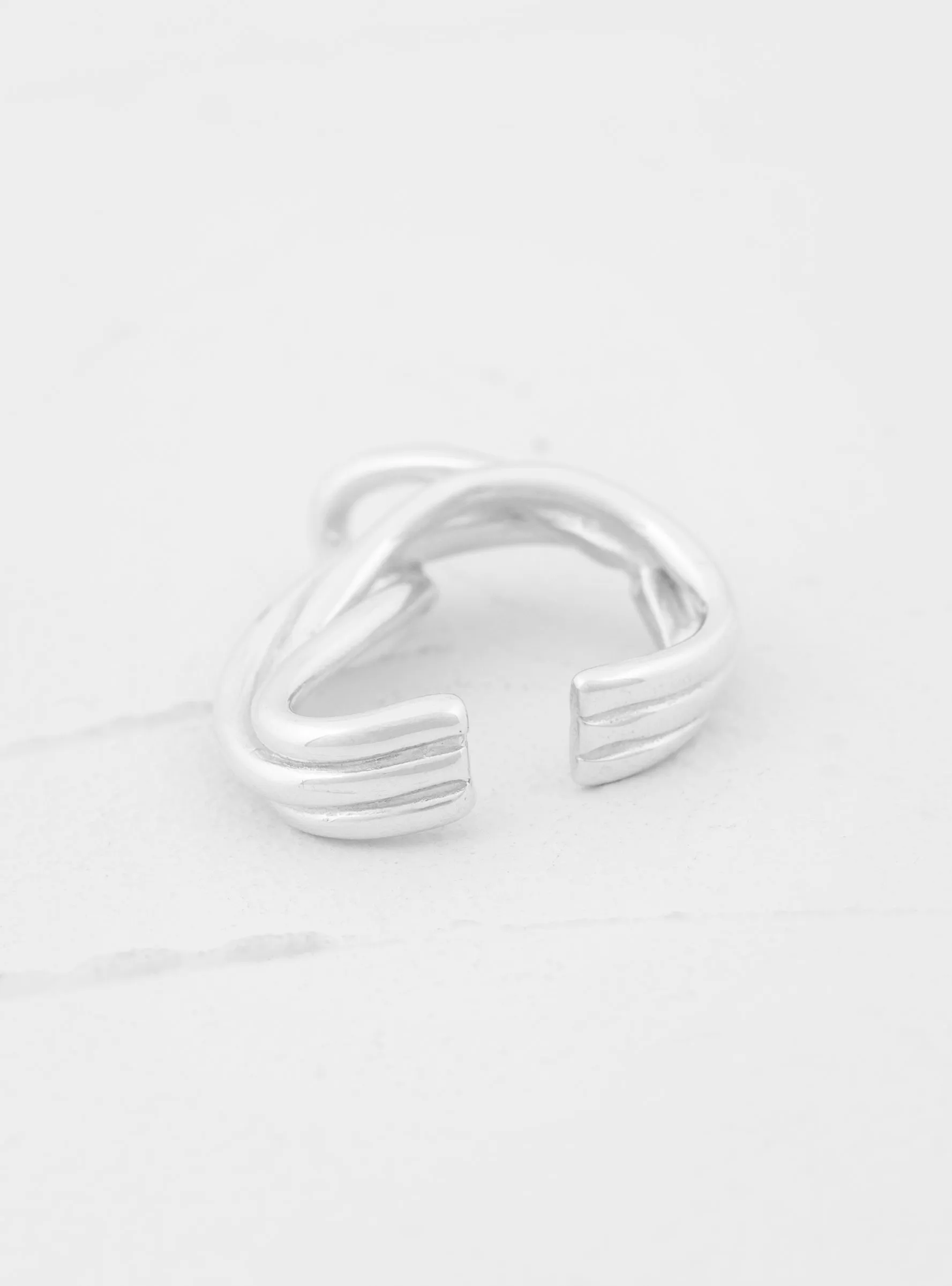 Tangle Ear Cuff Silver