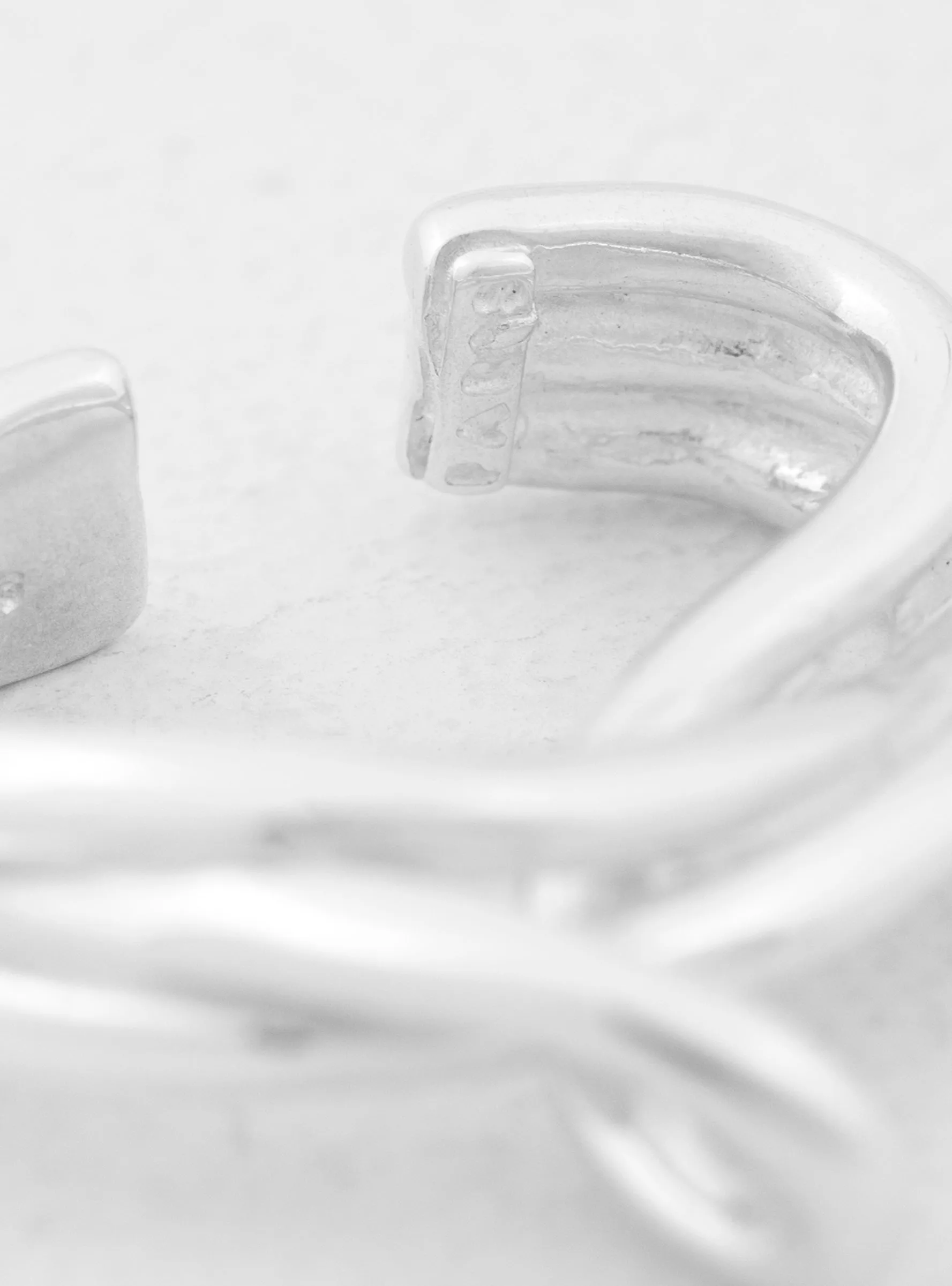 Tangle Ear Cuff Silver