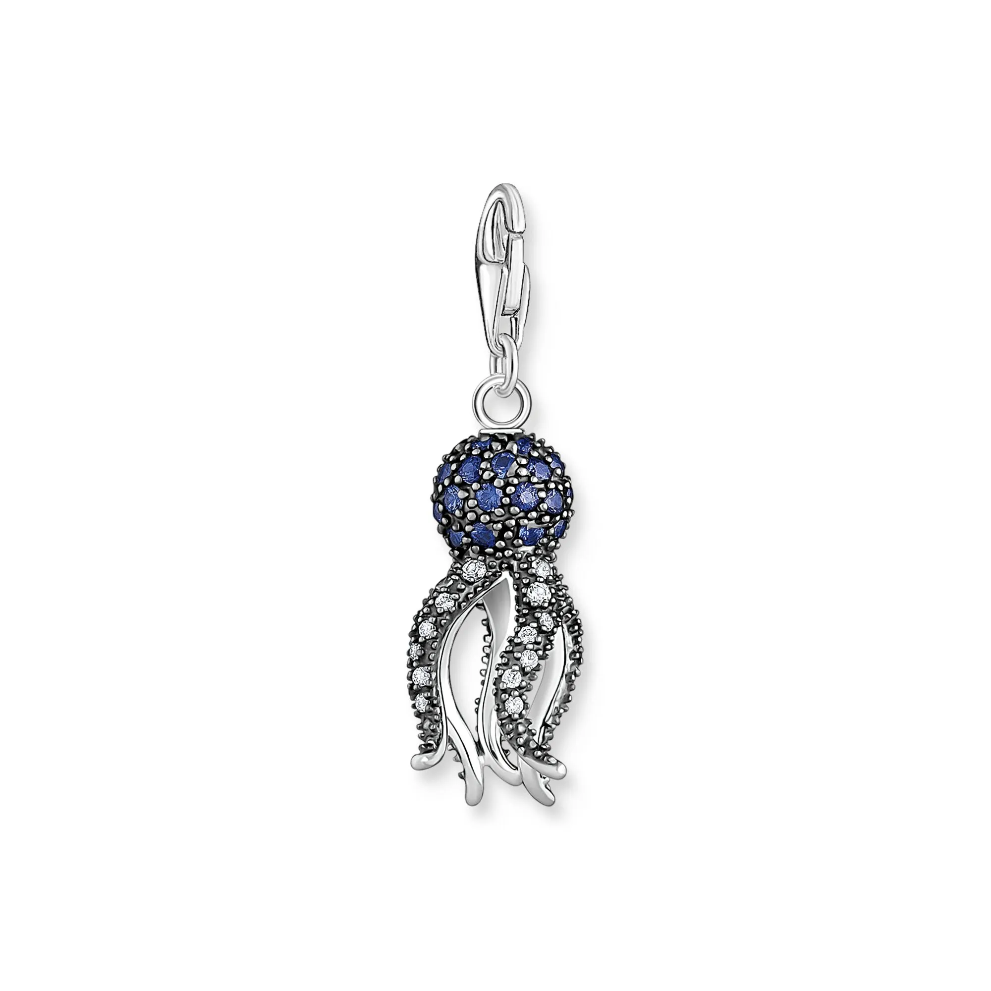 Thomas Sabo Charm Pendant Octopus With Blue Stones 1890-644-1