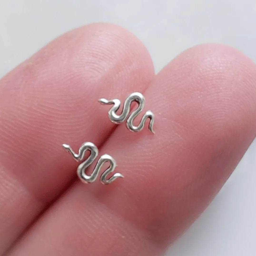 Tiny Snake Studs