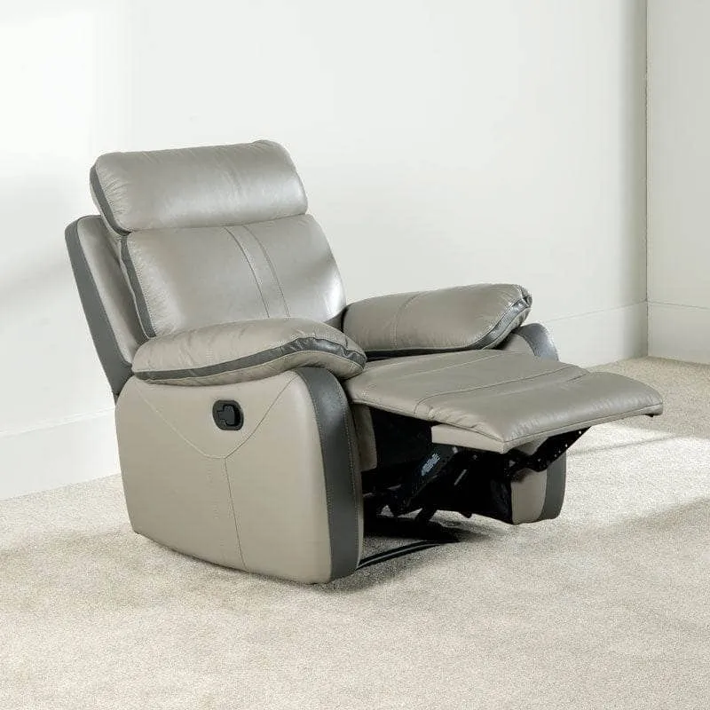 Tivoli Reclining Armchair - Grey